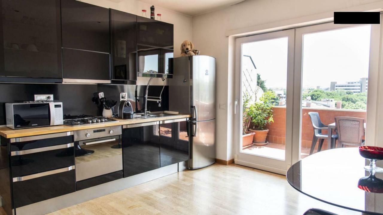 Rome Sunset Terrace Attic Рим Экстерьер фото